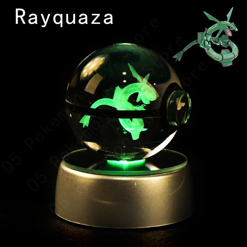 Statua Crystal Ball Rayquaza 50mm*50mm – Pokemon