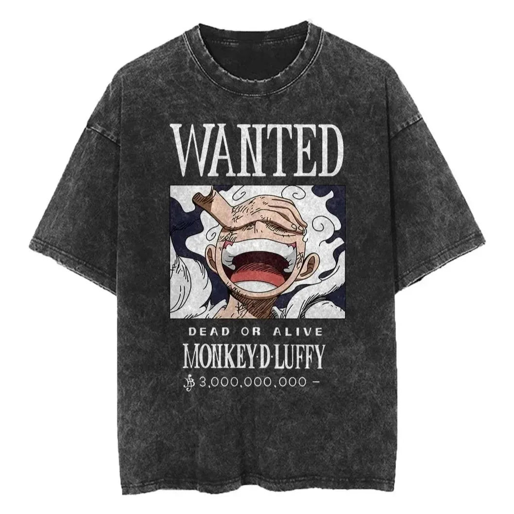 T-shirt unisex vintage One Piece - Monkey D. Luffy