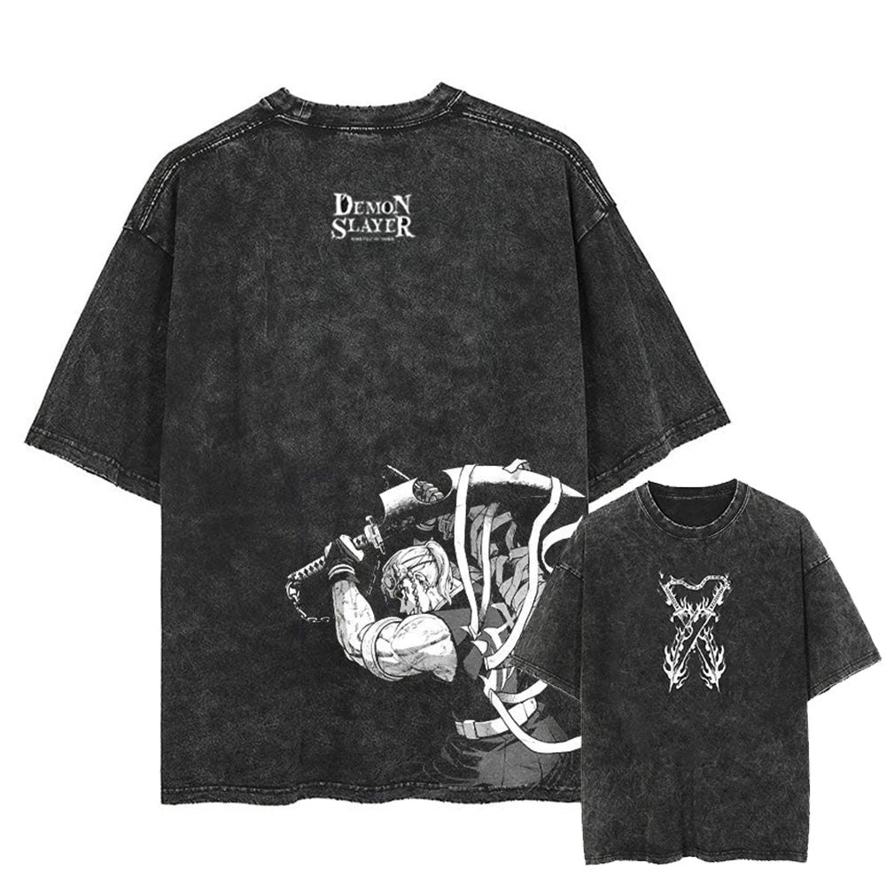 T-shirt unisex vintage Demon Slayer - 01