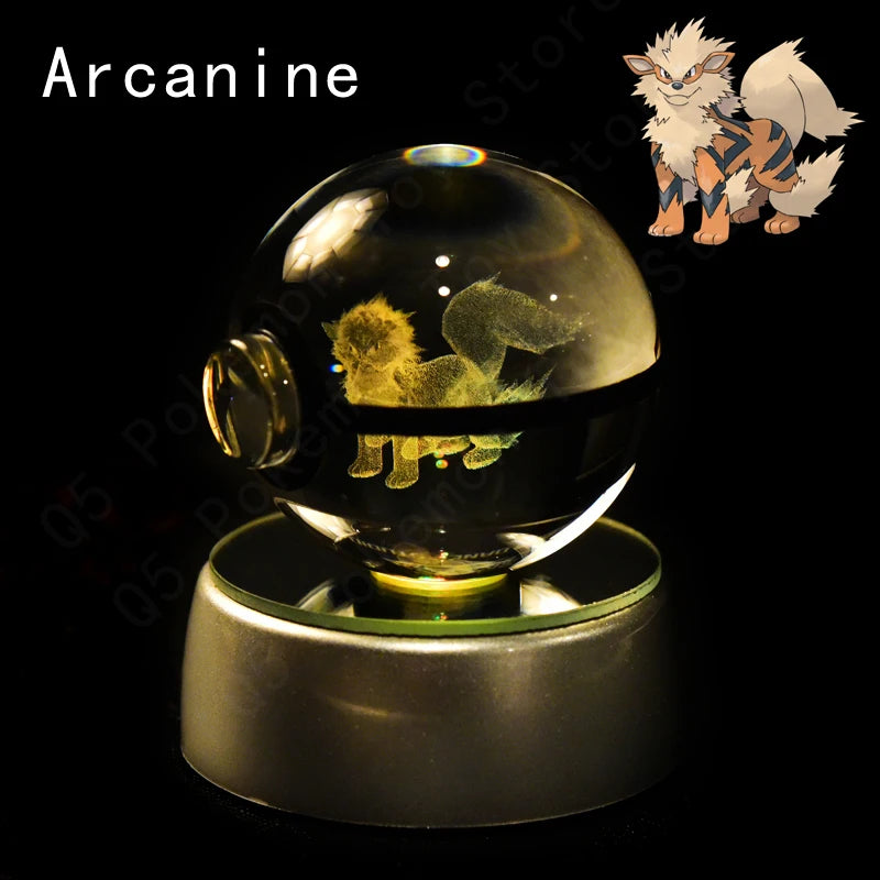 Statua Crystal Ball Arcanine 50mm*50mm – Pokemon