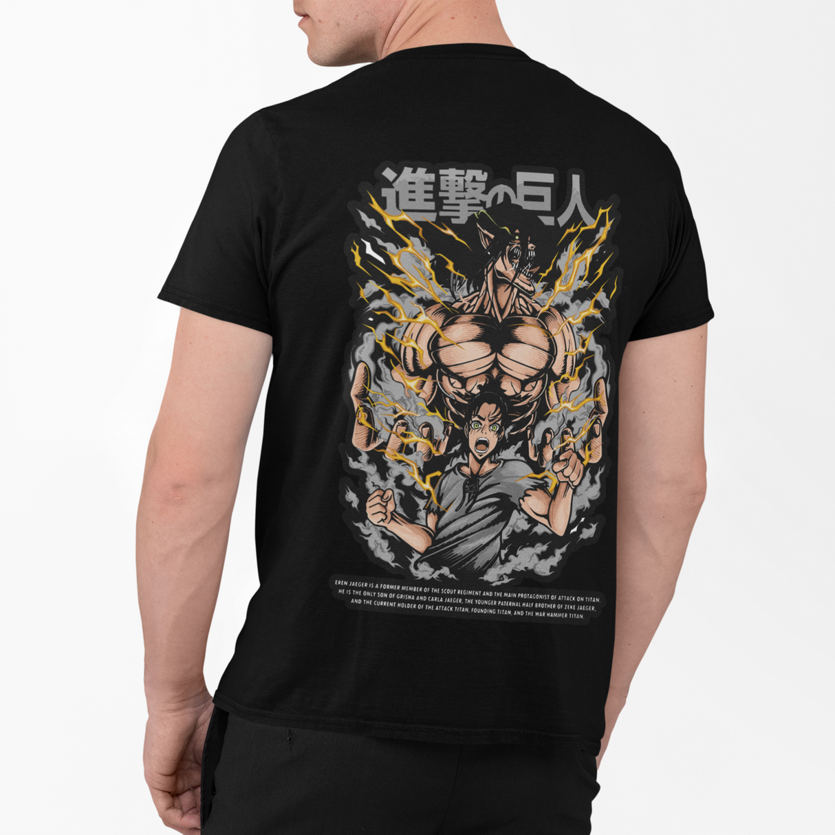 INKI T-shirt AOT-Eren Jeager Anime