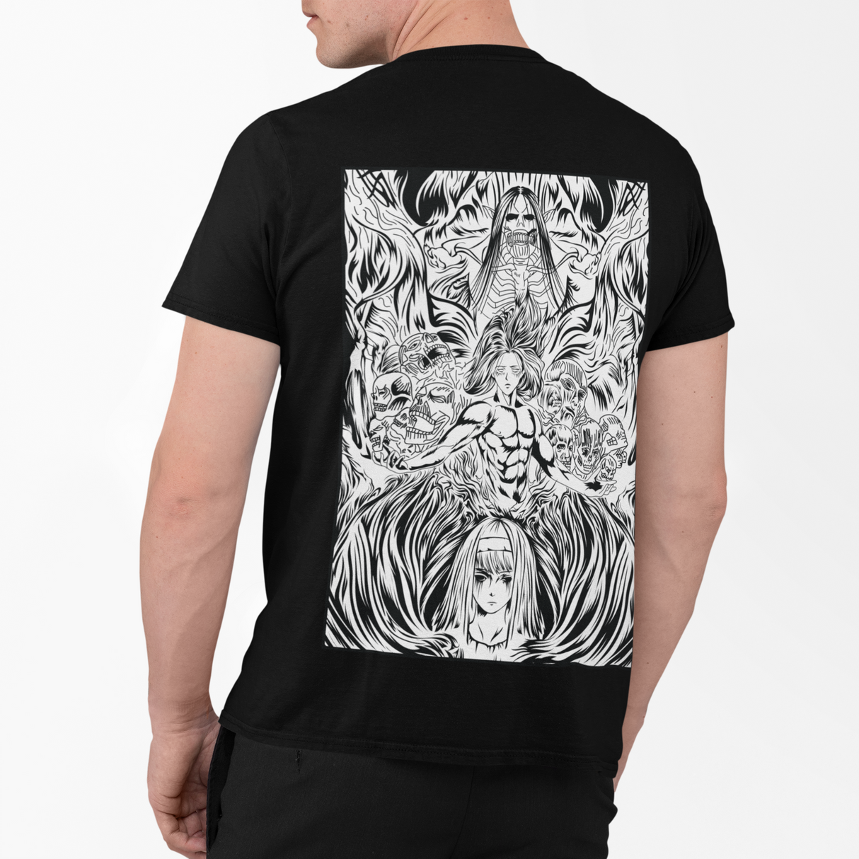 INKI T-shirt AOT-Jaeger Anime