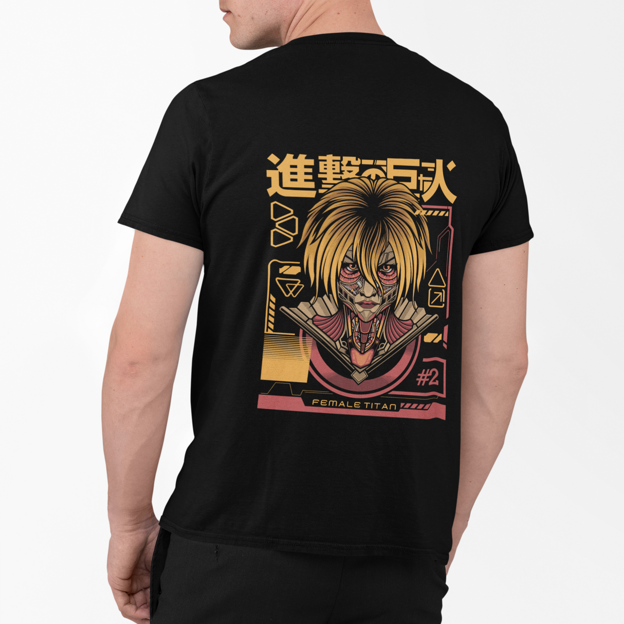 INKI T-shirt AOT-Gigante Femmina Anime