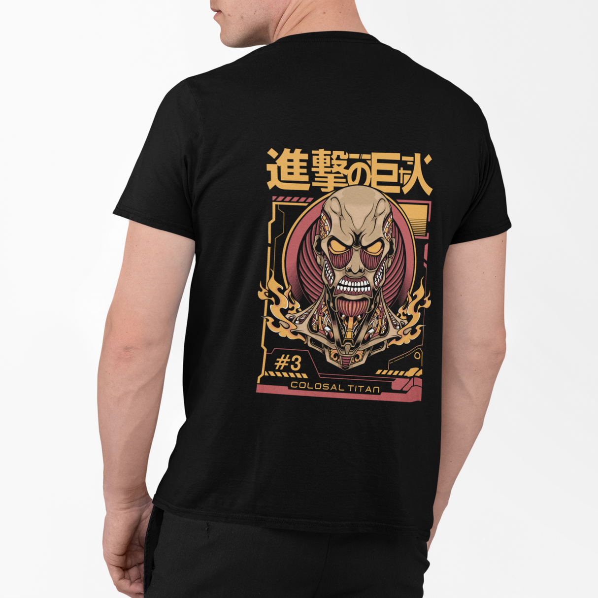 INKI T-shirt AOT-Colossale Anime