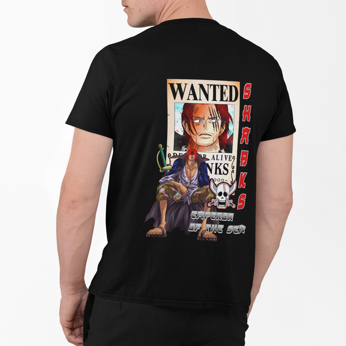 INKI T-shirt One Piece-ShankS Anime