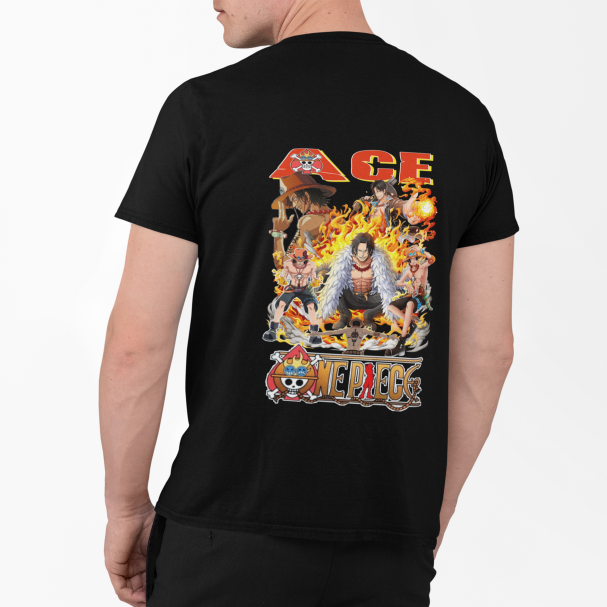 INKI T-shirt One Piece-Portuguese D. Ace Anime