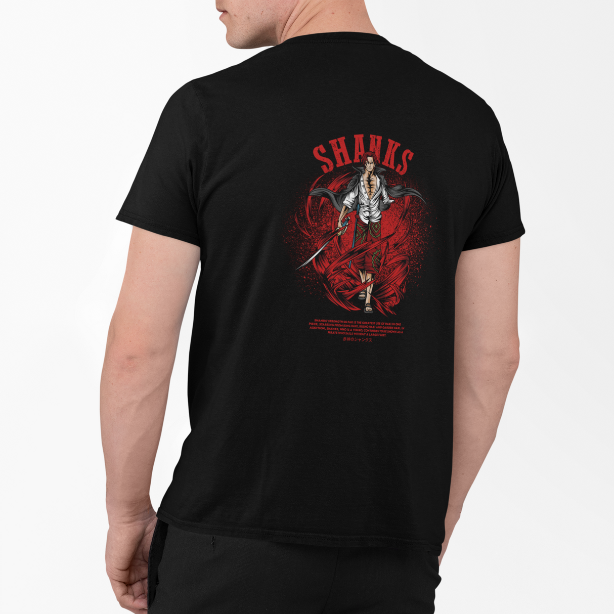 INKI T-shirt One Piece-Shanks Haki Anime