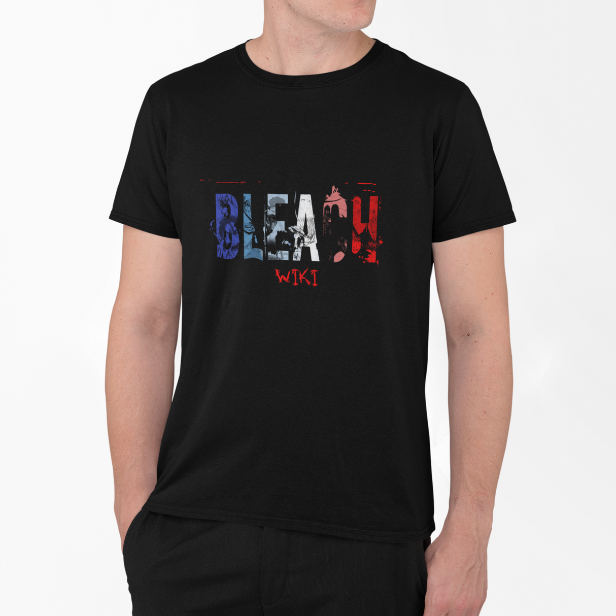 INKI T-shirt Bleach-Logo Blu Anime