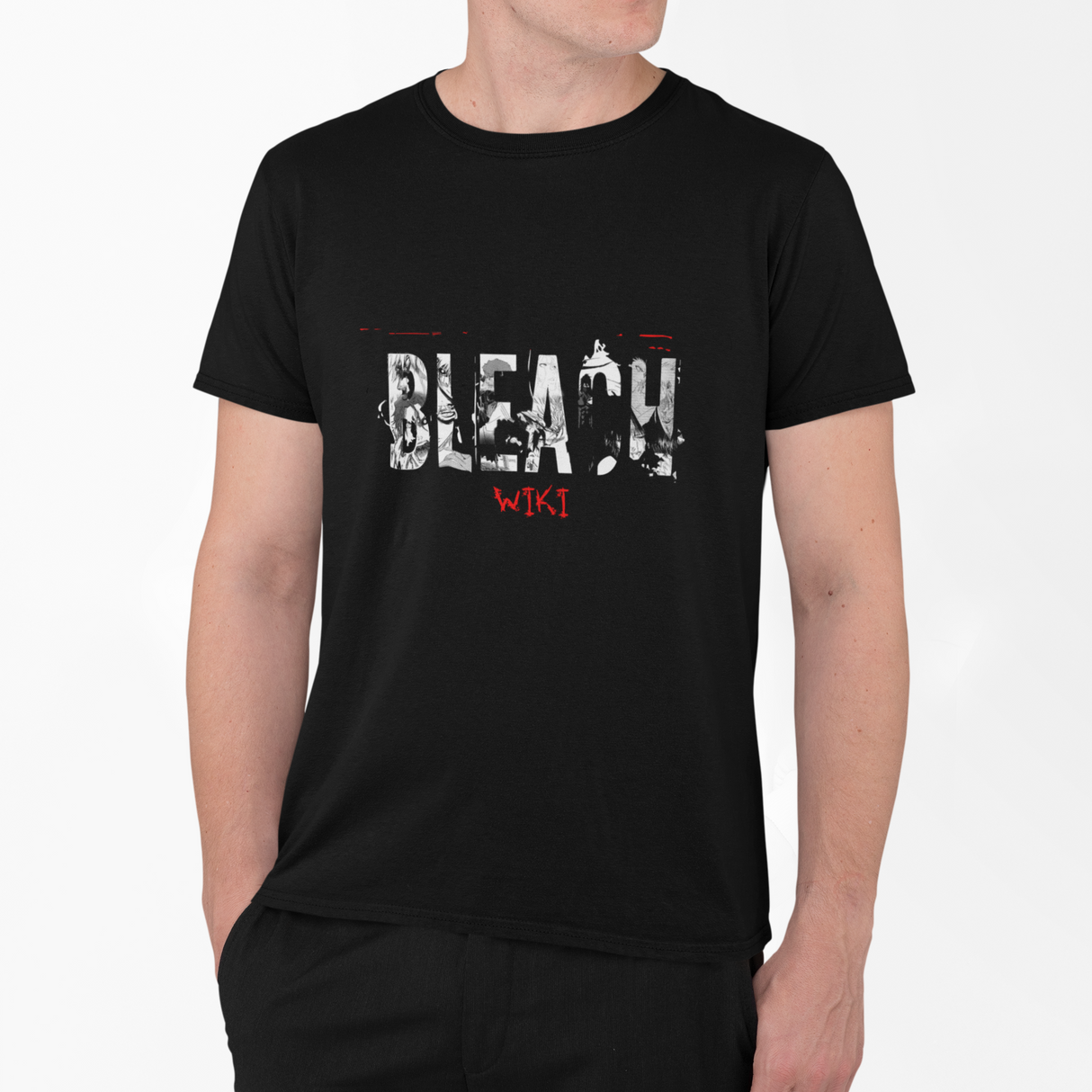 INKI T-shirt Bleach-Logo Bianco Anime