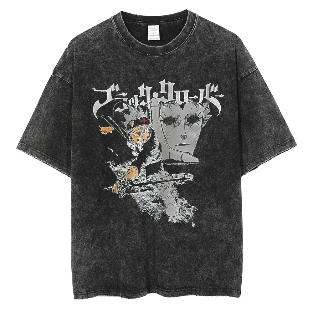 T-shirt unisex vintage Black Clover*012