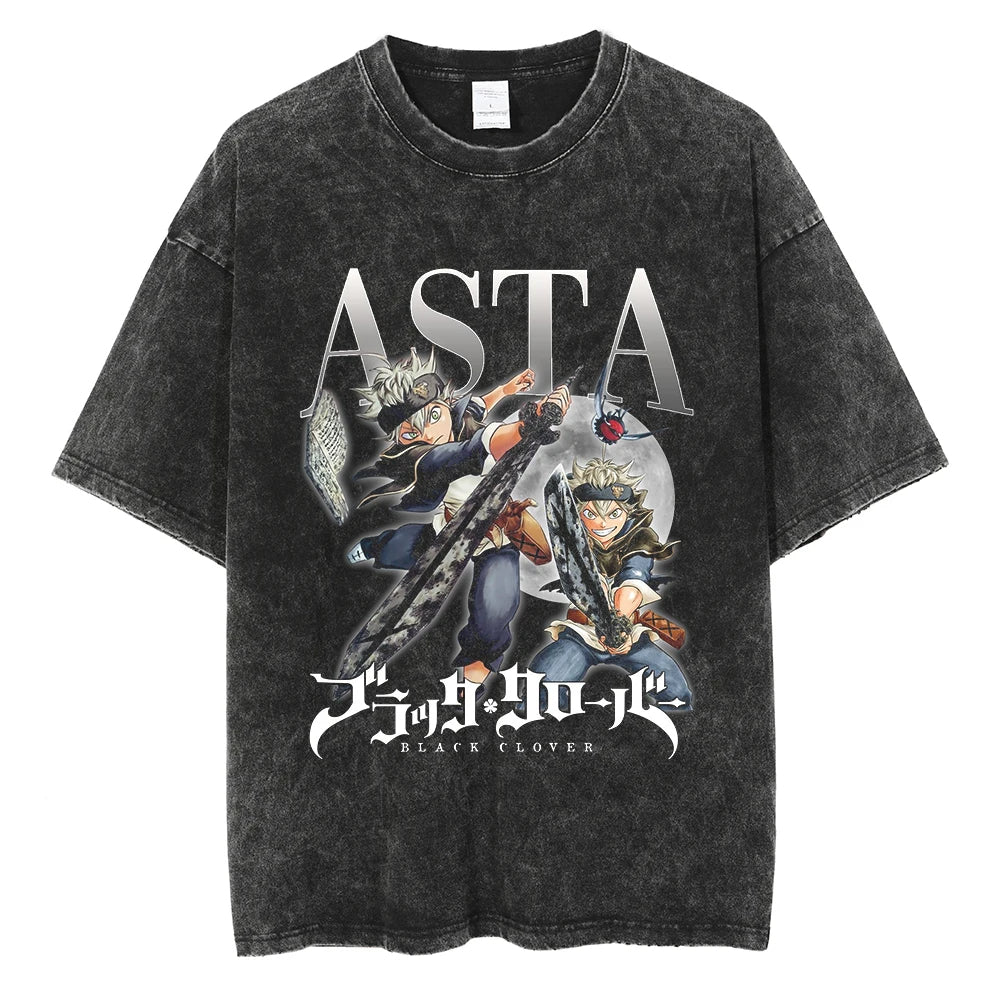 T-shirt unisex vintage Black Clover*006