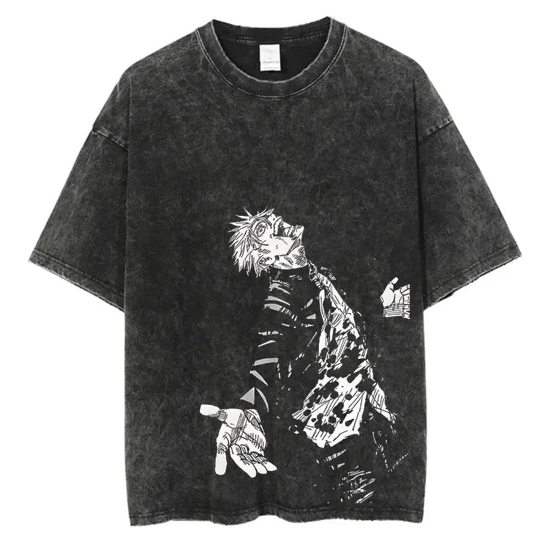 T-shirt unisex vintage Jujutsu kaisen*005