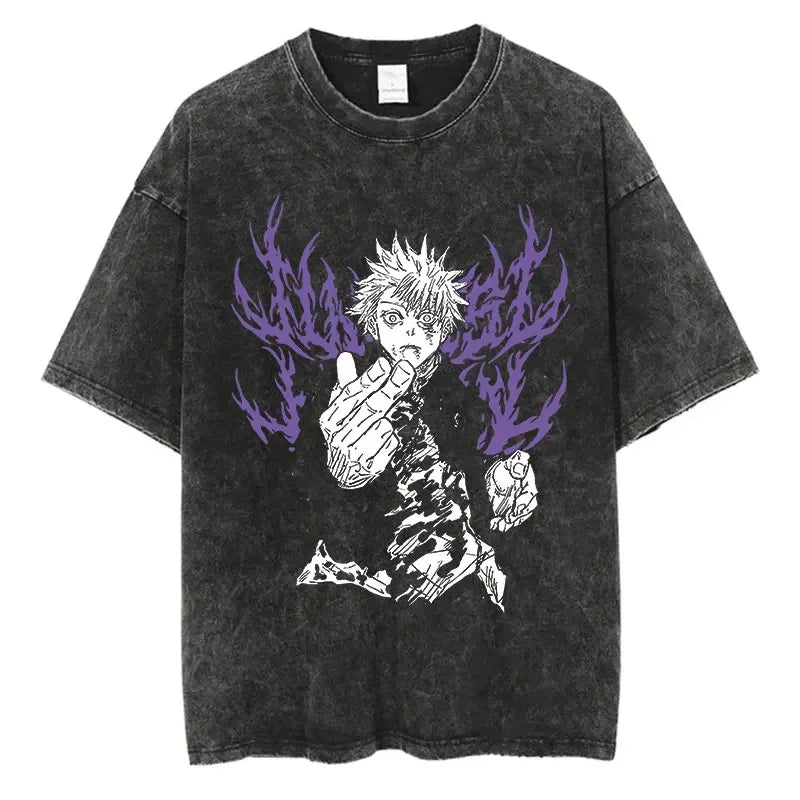 T-shirt unisex vintage Jujutsu kaisen*006