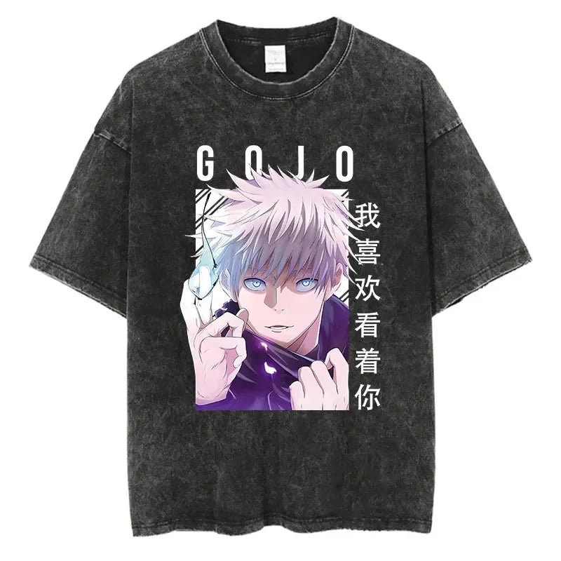 T-shirt unisex vintage Jujutsu kaisen*008