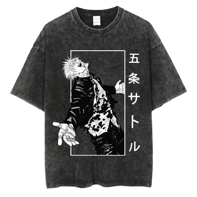 T-shirt unisex vintage Jujutsu kaisen*013