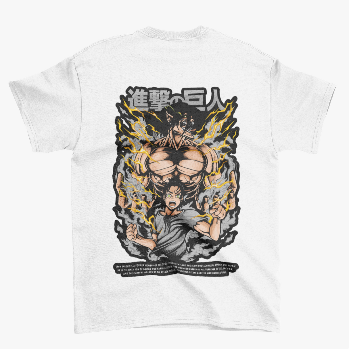 INKI T-shirt AOT-Eren Jeager Anime