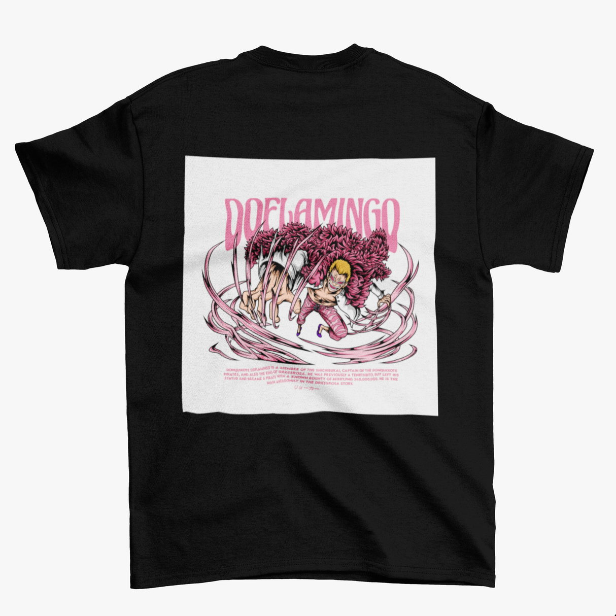 INKI T-shirt One Piece-Donquijote Do Flamingo Anime